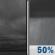 Tonight: A chance of rain showers after 2am. Cloudy, with a low around 44. Southeast wind 8 to 15 mph, with gusts as high as 28 mph. Chance of precipitation is 50%. New rainfall amounts between a tenth and quarter of an inch possible. Tonight: Cloudy then Chance Rain Showers