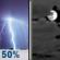 Tonight: A chance of rain and a slight chance of thunderstorms before 11pm. Mostly cloudy, with a low around 52. Northeast wind 1 to 7 mph. Chance of precipitation is 50%. New rainfall amounts between a tenth and quarter of an inch possible. Tonight: Chance Light Rain then Mostly Cloudy