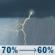 Tuesday: Showers and thunderstorms likely before 2pm, then a chance of showers and thunderstorms between 2pm and 3pm, then showers and thunderstorms likely. Mostly cloudy, with a high near 73. Southwest wind 6 to 14 mph, with gusts as high as 28 mph. Chance of precipitation is 70%. New rainfall amounts between a tenth and quarter of an inch possible. Tuesday: Showers And Thunderstorms Likely