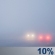 Misty until afternoon, returning in the evening.