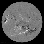 Latest SDO/HMI Magnetogram image of the Sun