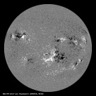Latest SDO/HMI Magnetogram image of the Sun