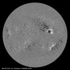 Latest SDO/HMI Magnetogram image of the Sun