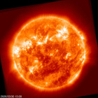 Click for time-lapse image of the sun