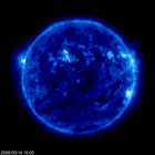 Click for time-lapse image of the sun