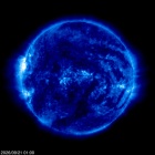Click for time-lapse image of the sun